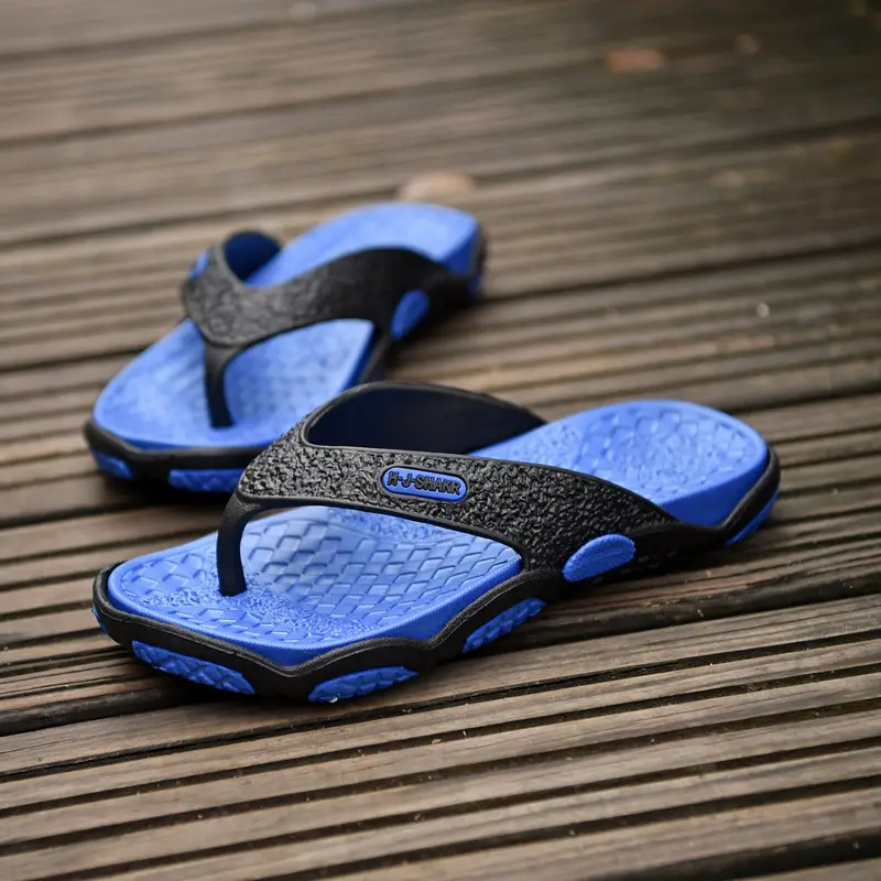 2023 Men's Black Slip-On Sandals Summer Outdoor