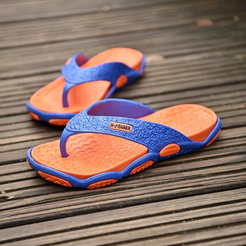 2023 Men's Black Slip-On Sandals Summer Outdoor