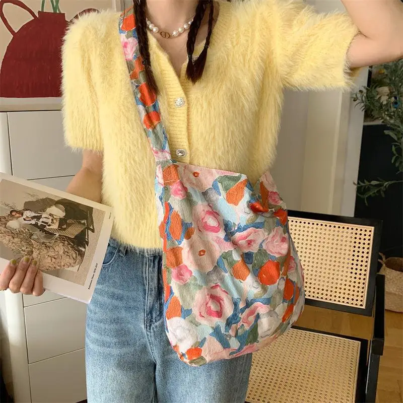 Summer Floral Crossbody Bag for Women Large Capacity - Image 18