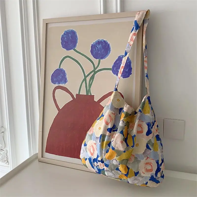 Summer Floral Crossbody Bag for Women Large Capacity - Image 3