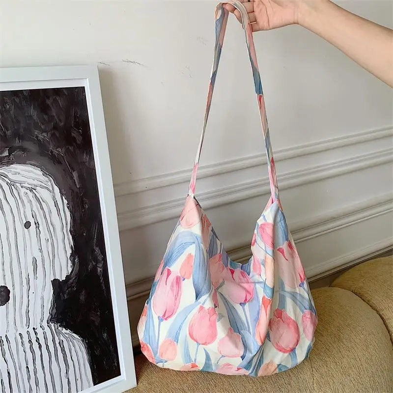 Summer Floral Crossbody Bag for Women Large Capacity - Image 4