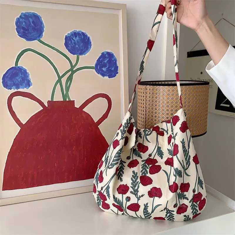 Summer Floral Crossbody Bag for Women Large Capacity - Image 7