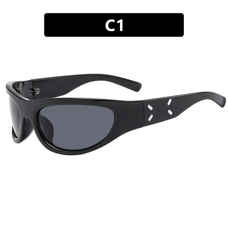 Kedun C5 Flame Print Cycling Sunglasses