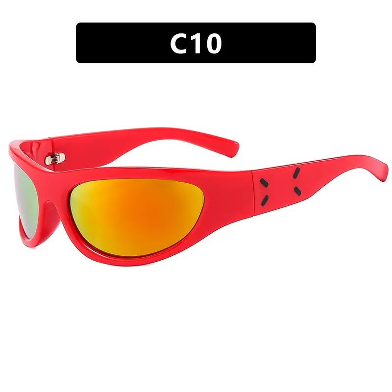 Kedun C5 Flame Print Cycling Sunglasses - Image 10