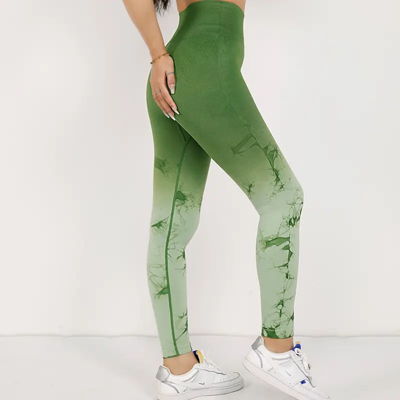Tie-Dye Camisole Bra Yoga Set with Butt-Lifting Leggings - Image 6