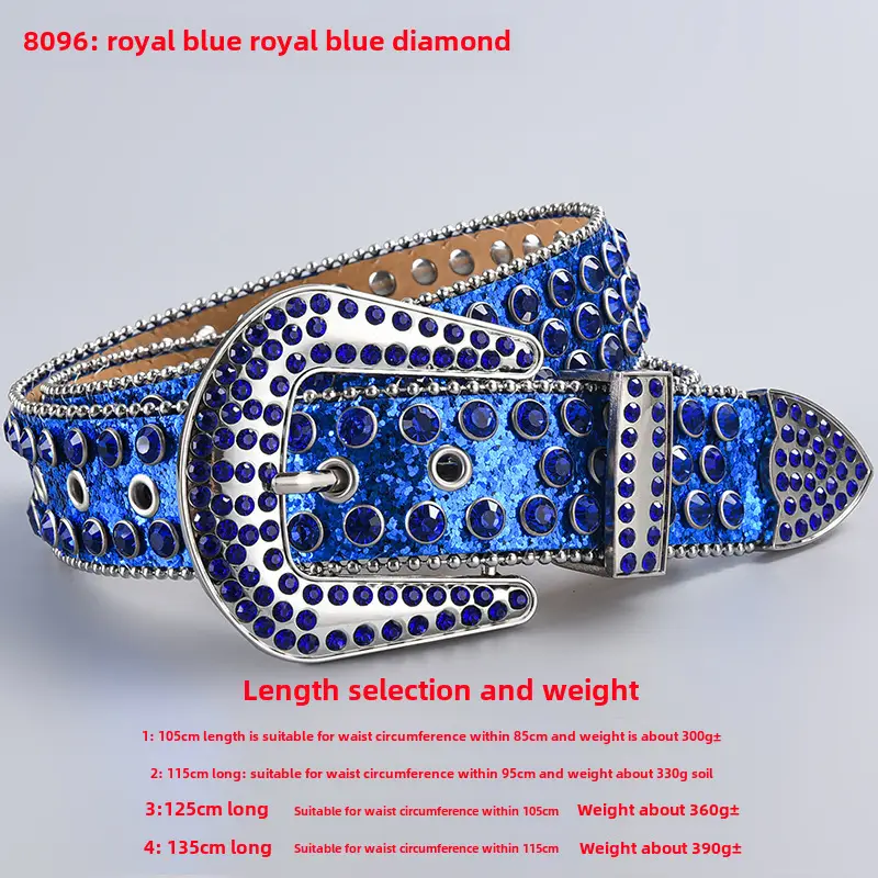 Green Diamond Punk Belt Women 3-Piece Set - Image 10