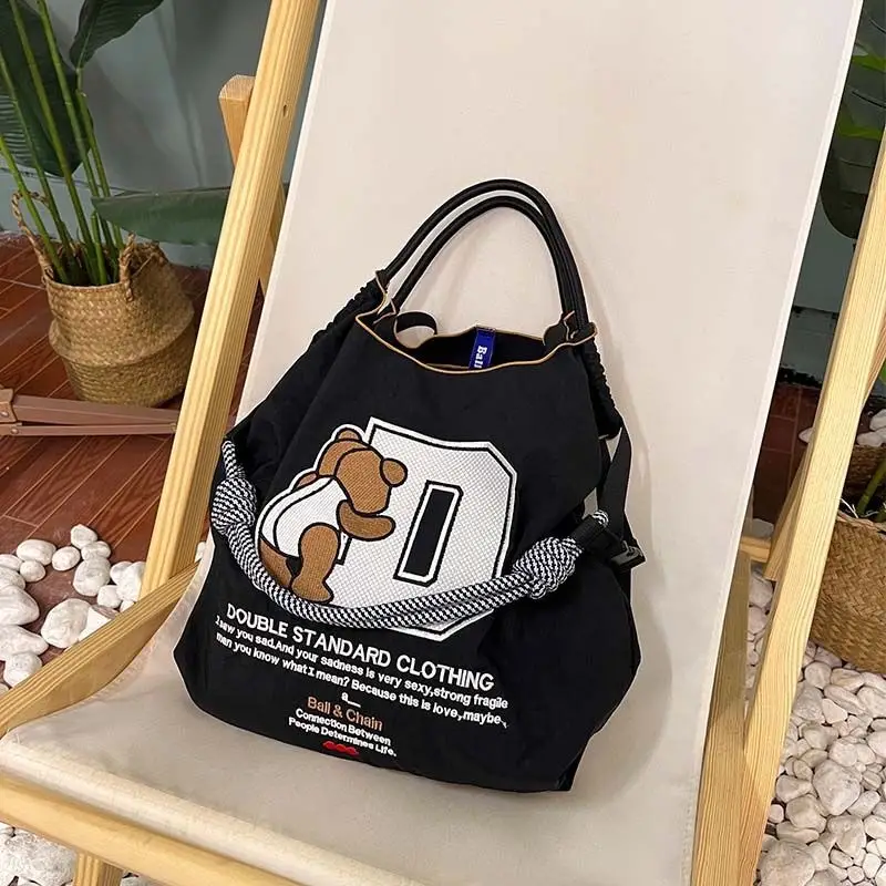 Japanese Embroidered Canvas Eco Bag for Women — feature 12