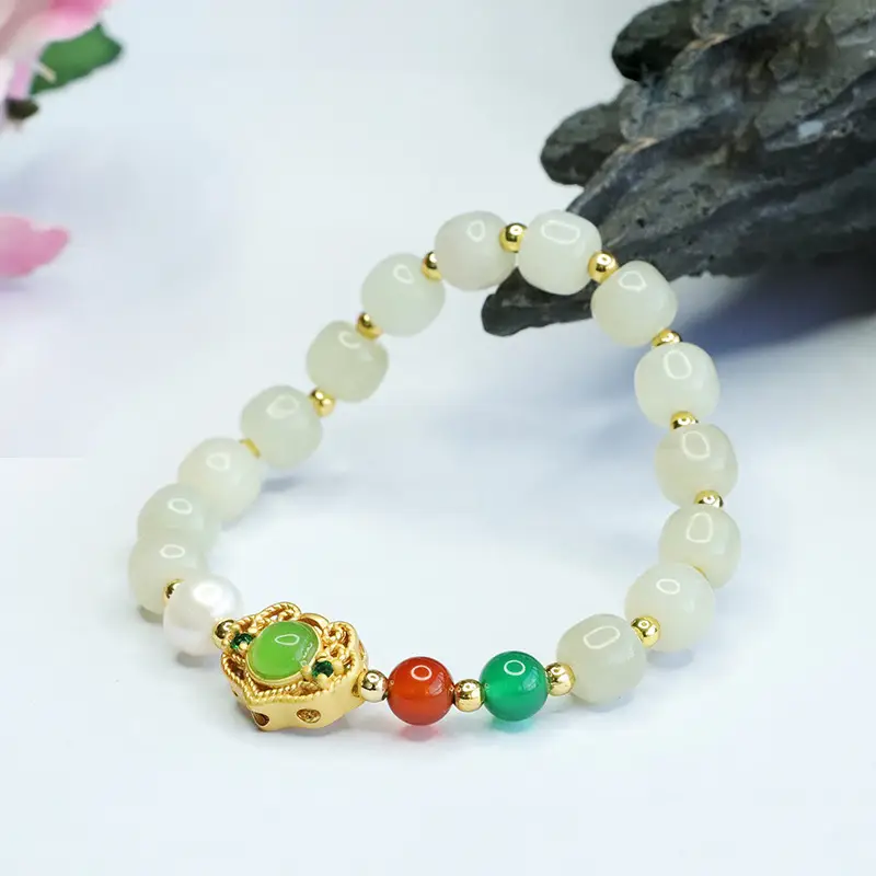 Guan Yu Jade Pearl Bracelet for Women — feature 10