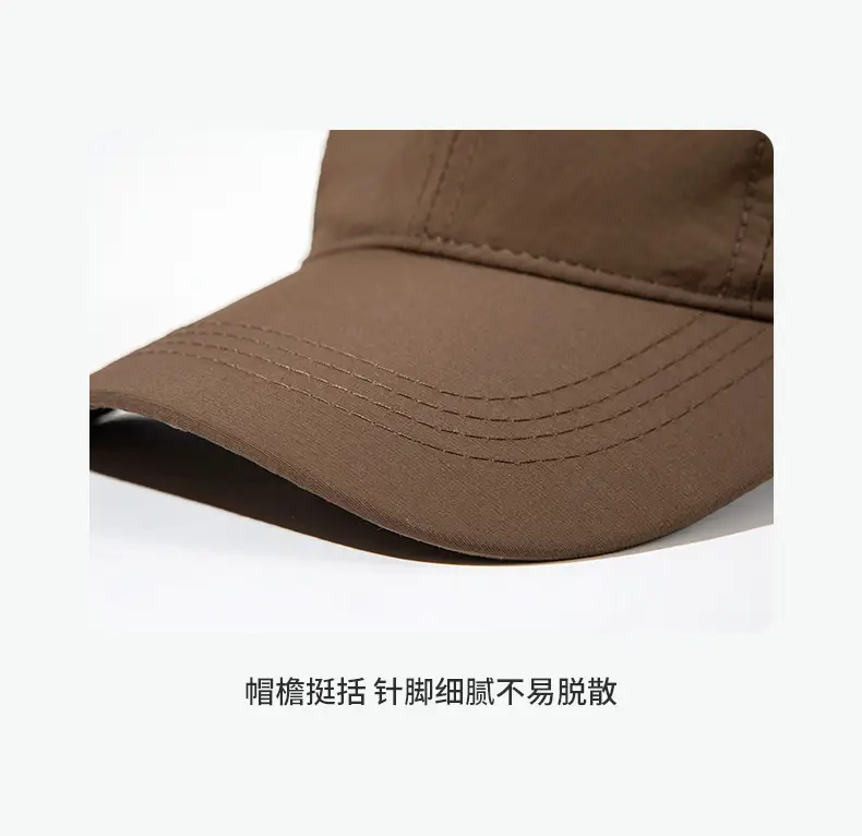 Black Outdoor Cap with Side Vent for Hot Weather — feature 16