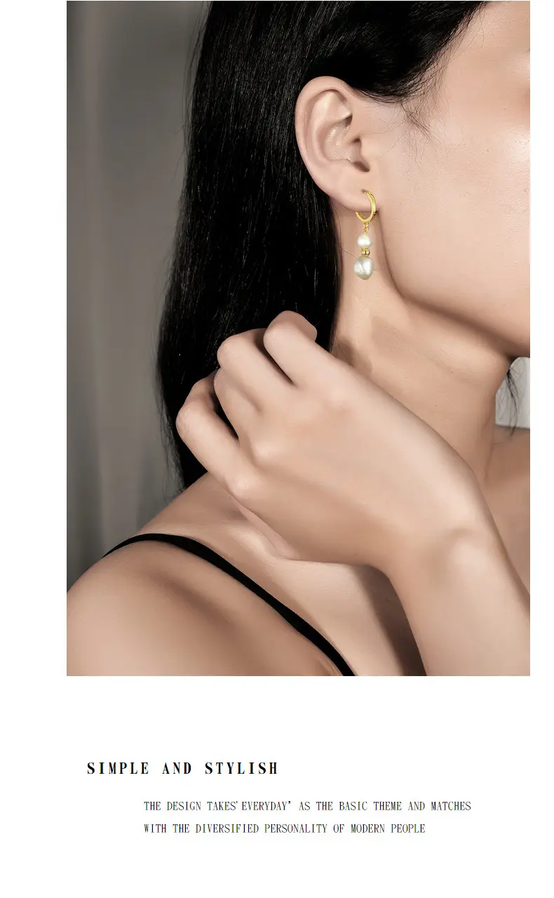 S925 Sterling Silver Pearl Earrings for Women — feature 24