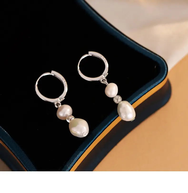 S925 Sterling Silver Pearl Earrings for Women — feature 25
