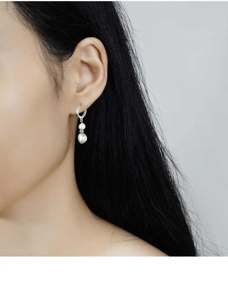 S925 Sterling Silver Pearl Earrings for Women — feature 27