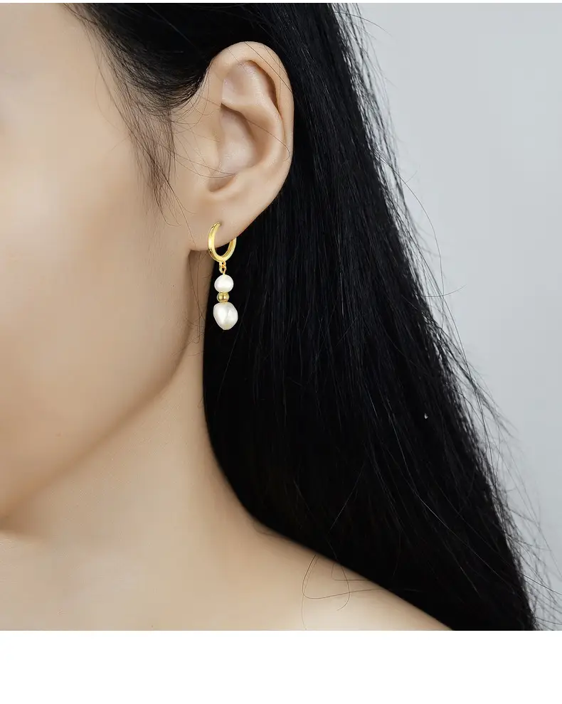 S925 Sterling Silver Pearl Earrings for Women — feature 28