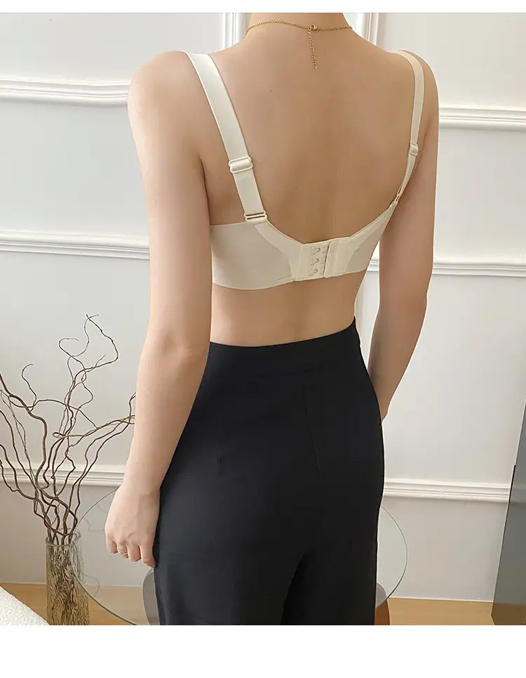 Ultra-thin Ice Silk Mask Underwear Rabbit Ear Cup Cool Feeling Soft Traceless Upper Collection Paramilis Anti-expansion Soft Support Bra — feature 28