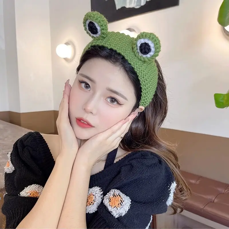 Cute Frog Headband with Big Eyes for Women