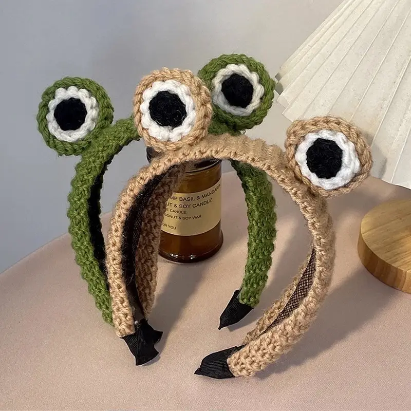 Cute Frog Headband with Big Eyes for Women