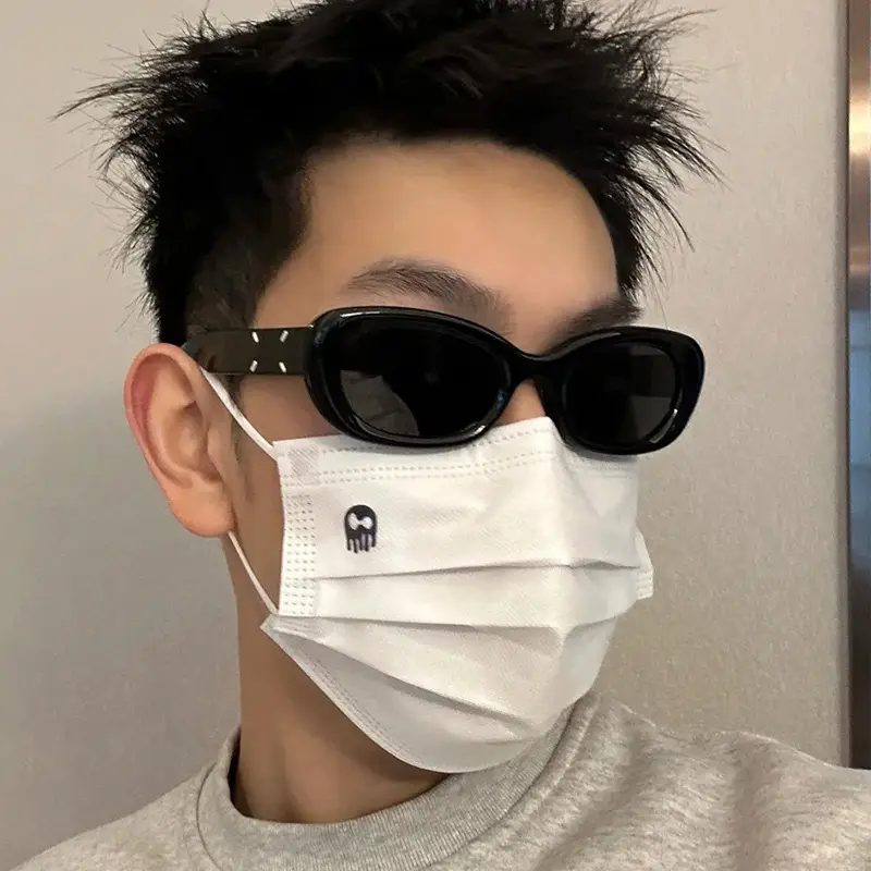 Women White Matte Sunglasses 2023 New Style - Image 7
