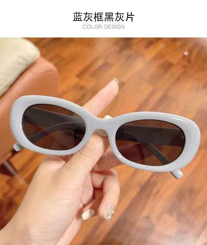 Women White Matte Sunglasses 2023 New Style β feature 19