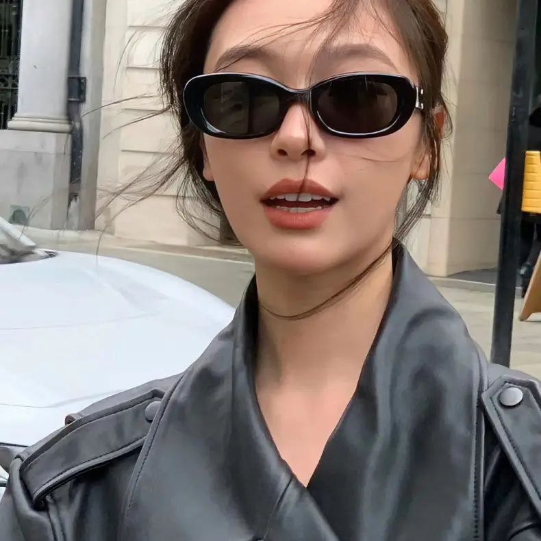 Women White Matte Sunglasses 2023 New Style β feature 7