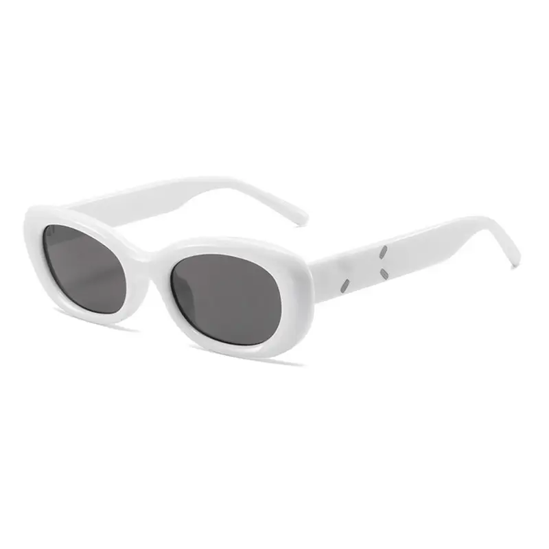 Women White Matte Sunglasses 2023 New Style - Image 2