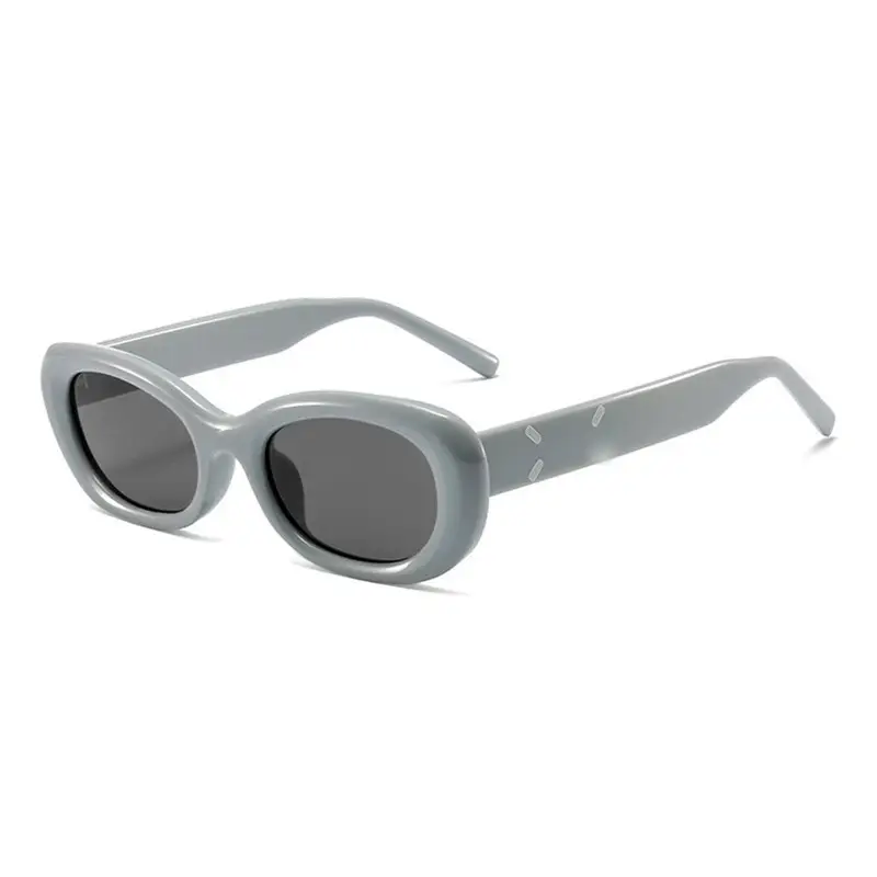 Women White Matte Sunglasses 2023 New Style - Image 4