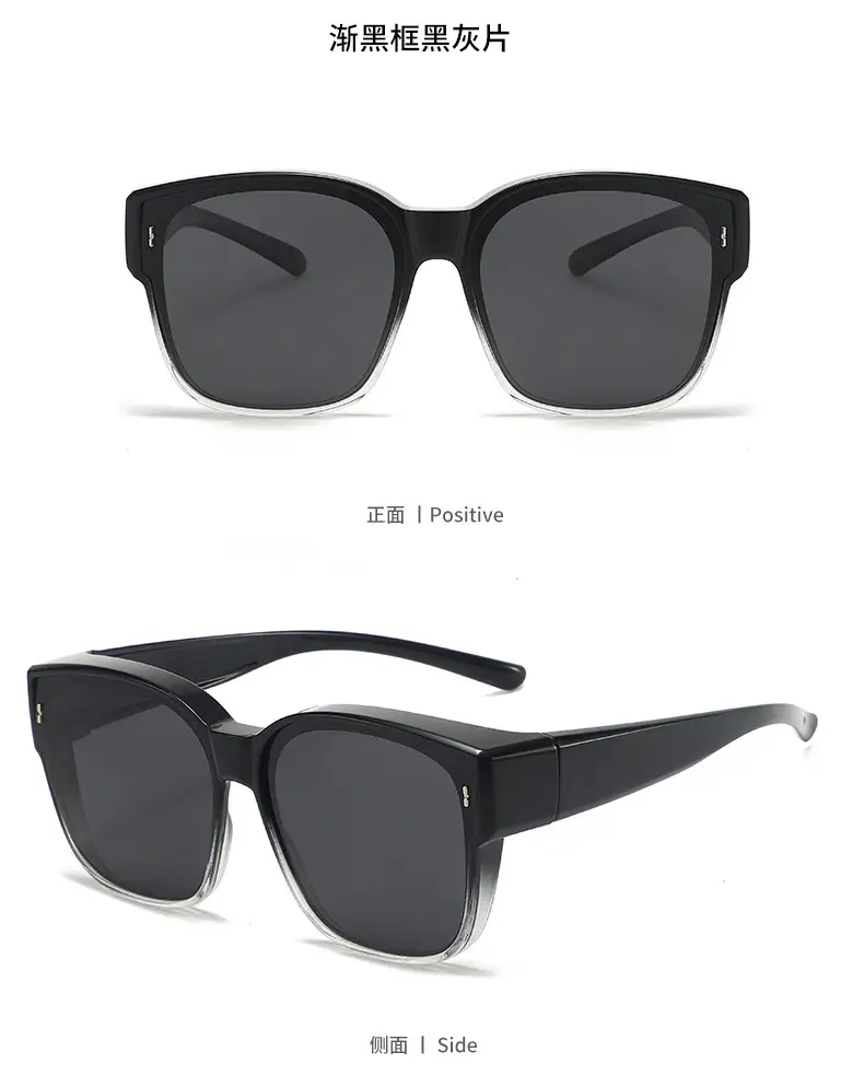 New TR Polarized Myopia Sunglasses for Men Women Black β feature 13