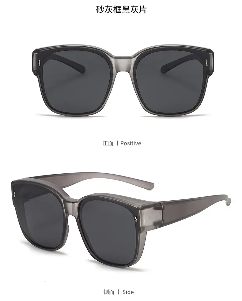 New TR Polarized Myopia Sunglasses for Men Women Black β feature 14