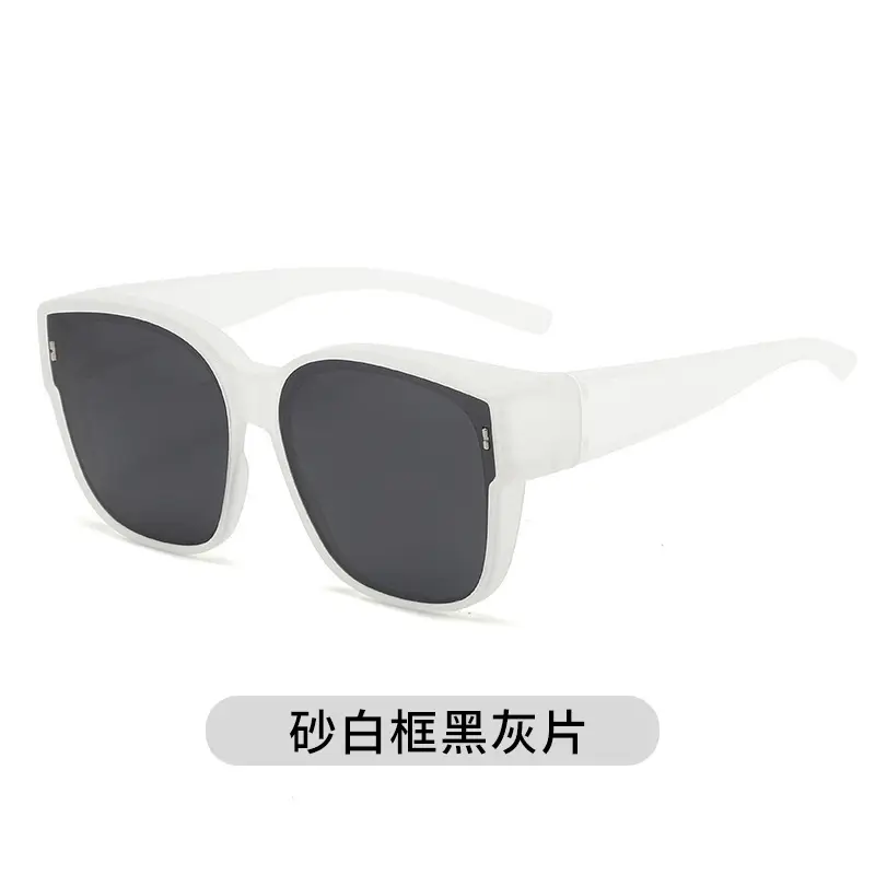 New TR Polarized Myopia Sunglasses for Men Women Black - Image 5