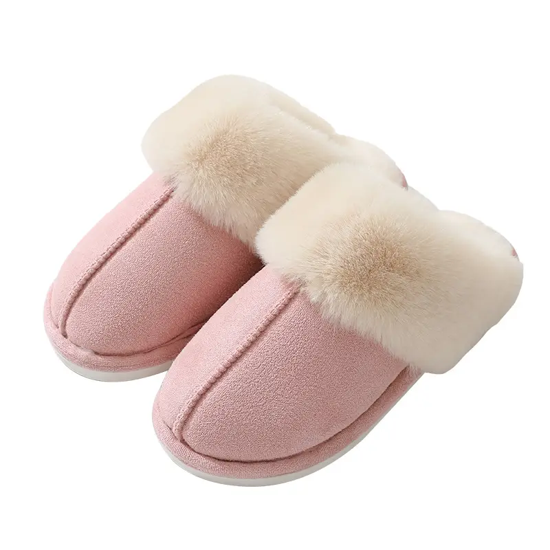 Cross-Border Popular Winter Hair-Catching Home Slippers for Men and Women, Indoor and Outdoor Warm Slippers, Cotton Slippers Wholesale