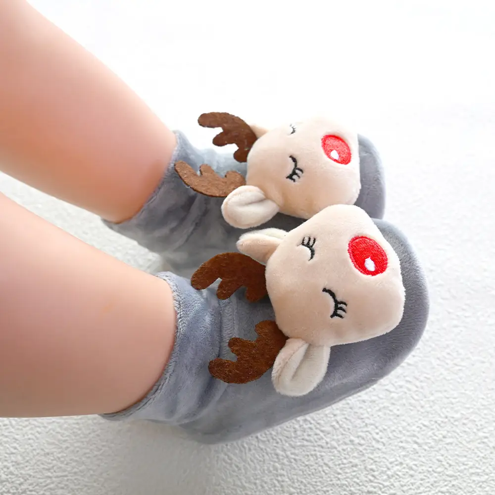 Autumn Winter Velvet Anti-Slip Baby Socks Set - Image 8