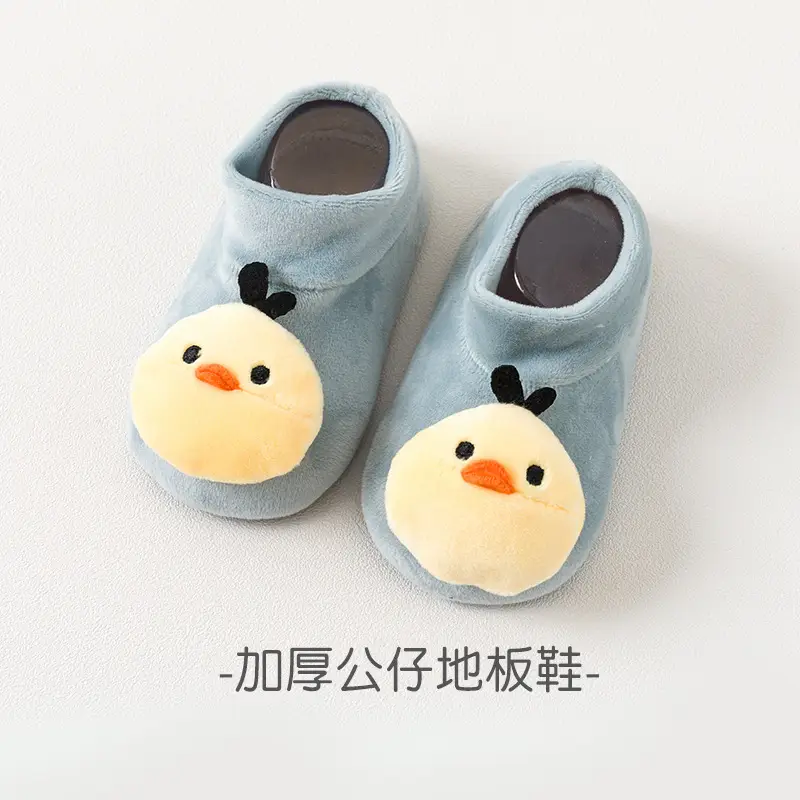 Autumn Winter Velvet Anti-Slip Baby Socks Set - Image 2