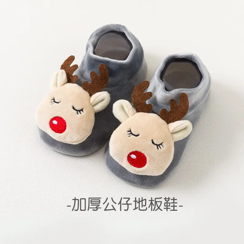 Autumn Winter Velvet Anti-Slip Baby Socks Set - Image 3