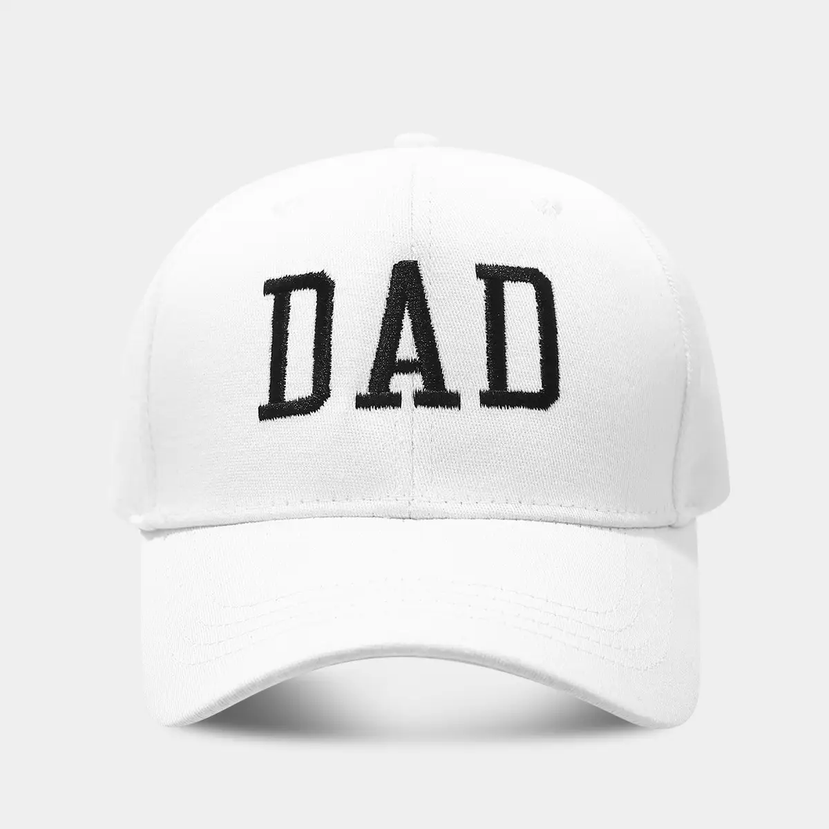 White Washed Cotton DAD Embroidered Baseball Cap - Image 22
