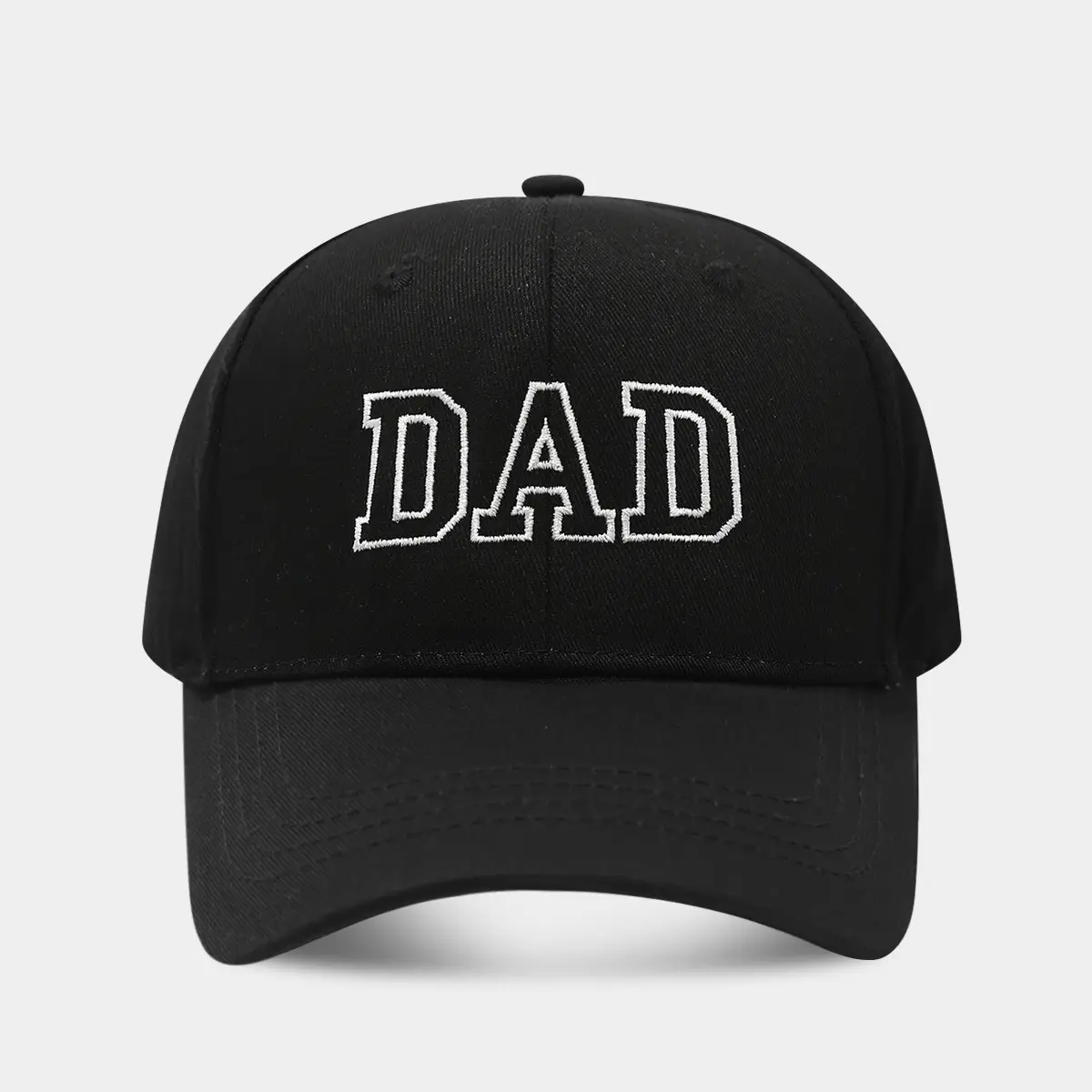 White Washed Cotton DAD Embroidered Baseball Cap - Image 32