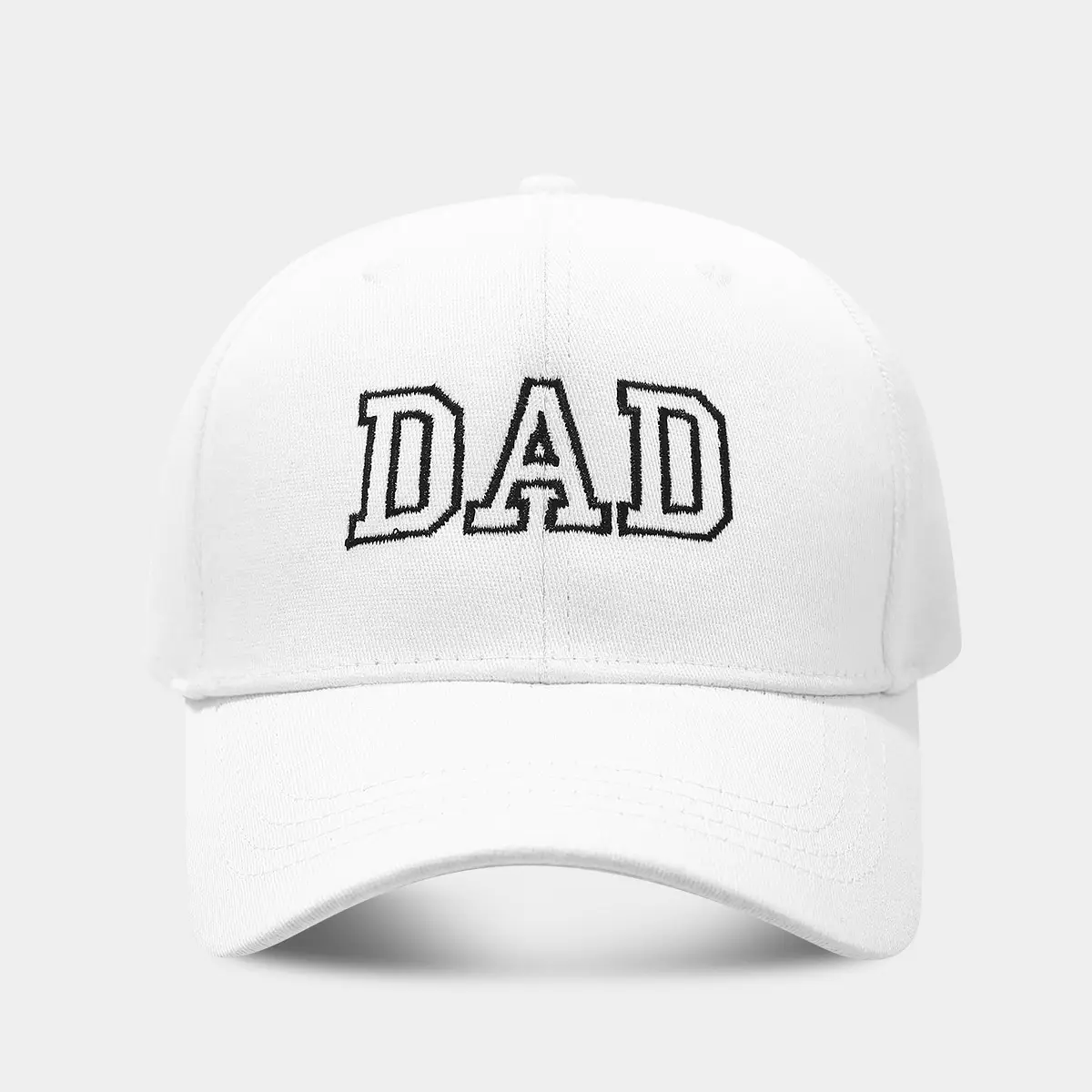 White Washed Cotton DAD Embroidered Baseball Cap - Image 33