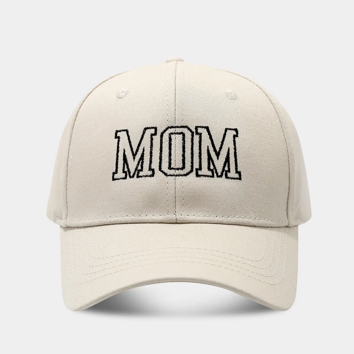 White Washed Cotton DAD Embroidered Baseball Cap - Image 39