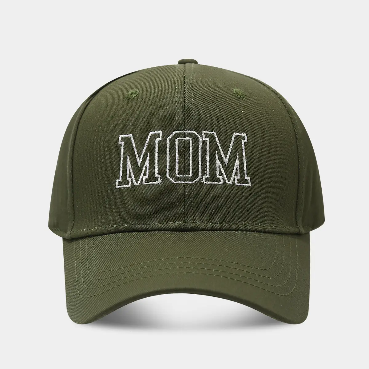 White Washed Cotton DAD Embroidered Baseball Cap - Image 41