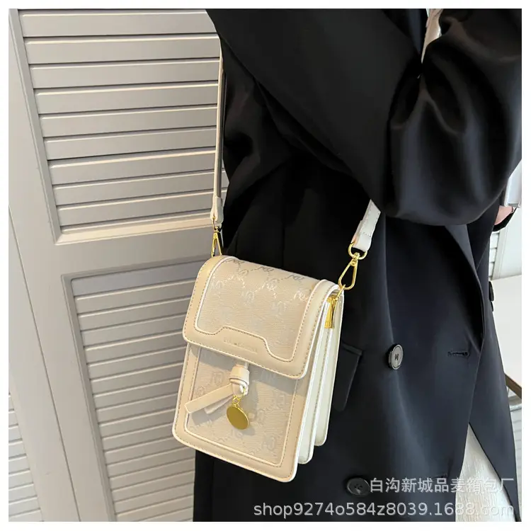 Women Crossbody Bag Brown Gold Monogram 2026 — feature 12
