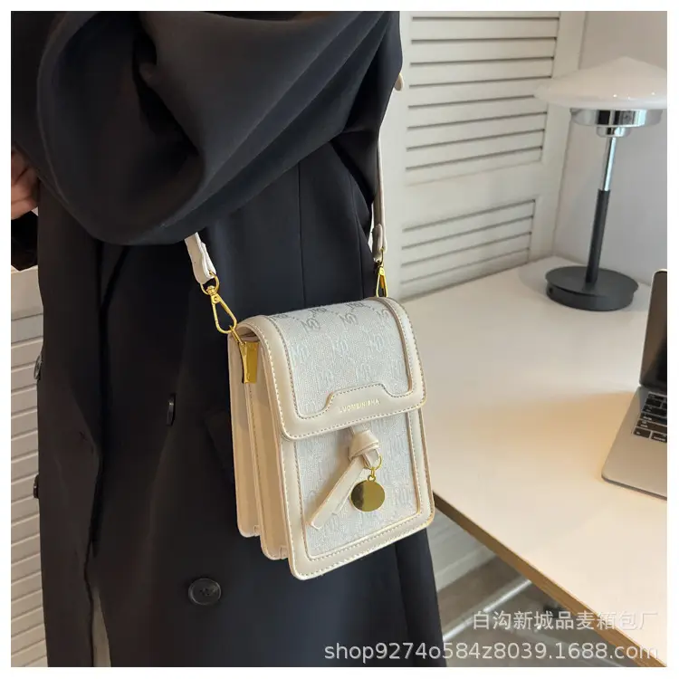 Women Crossbody Bag Brown Gold Monogram 2026 — feature 13