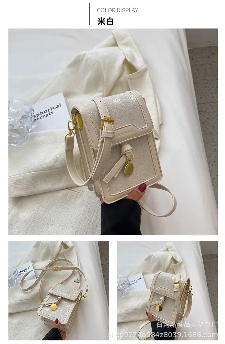 Women Crossbody Bag Brown Gold Monogram 2026 — feature 15