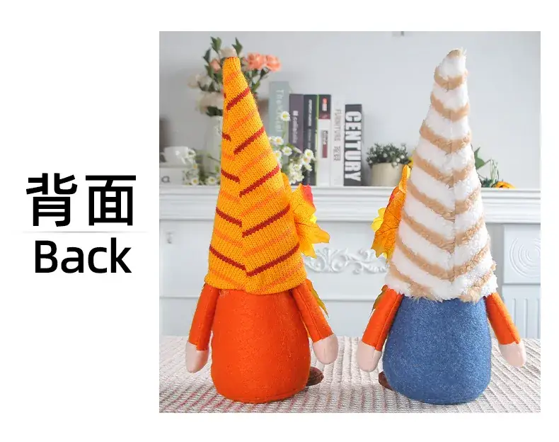 Harvest Maple Leaf Doll Sunflower Rudolph Faceless Ornaments — feature 11