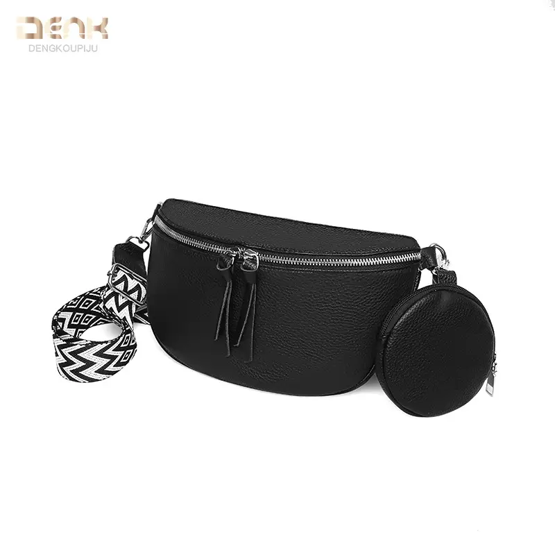 Black Denim Crossbody Bag for Women 2023 - Image 9