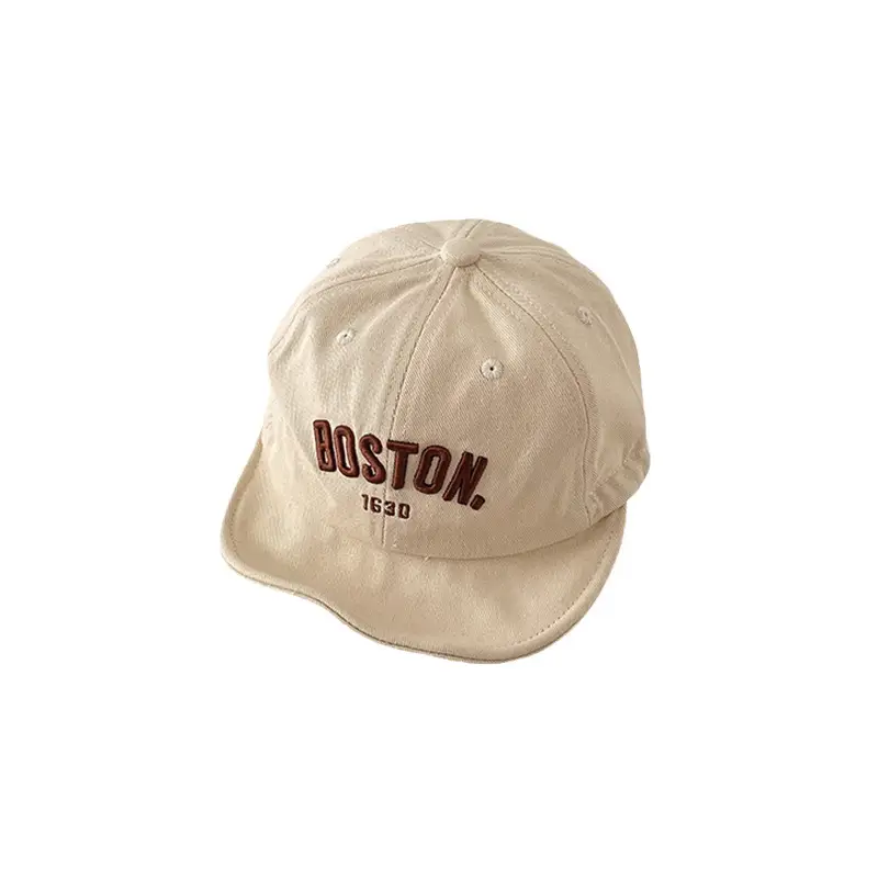 Qiunan Baby Cap Beige Letter Baseball Cap 2026 - Image 18