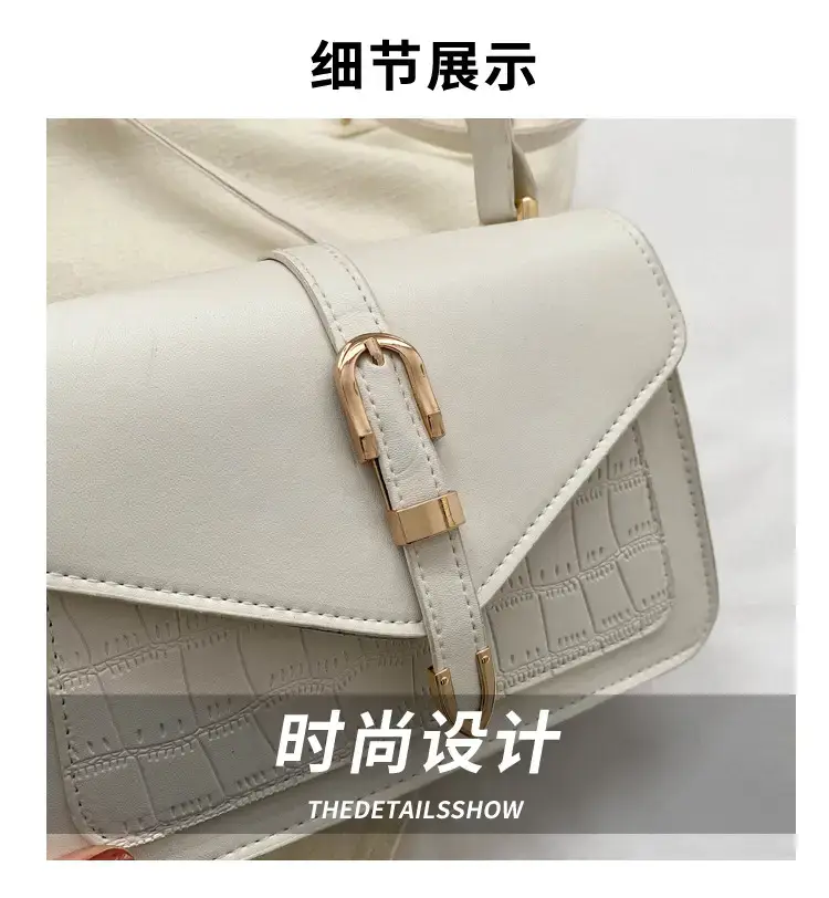 Green Stone Pattern Single Shoulder Crossbody Bag for Women — feature 3
