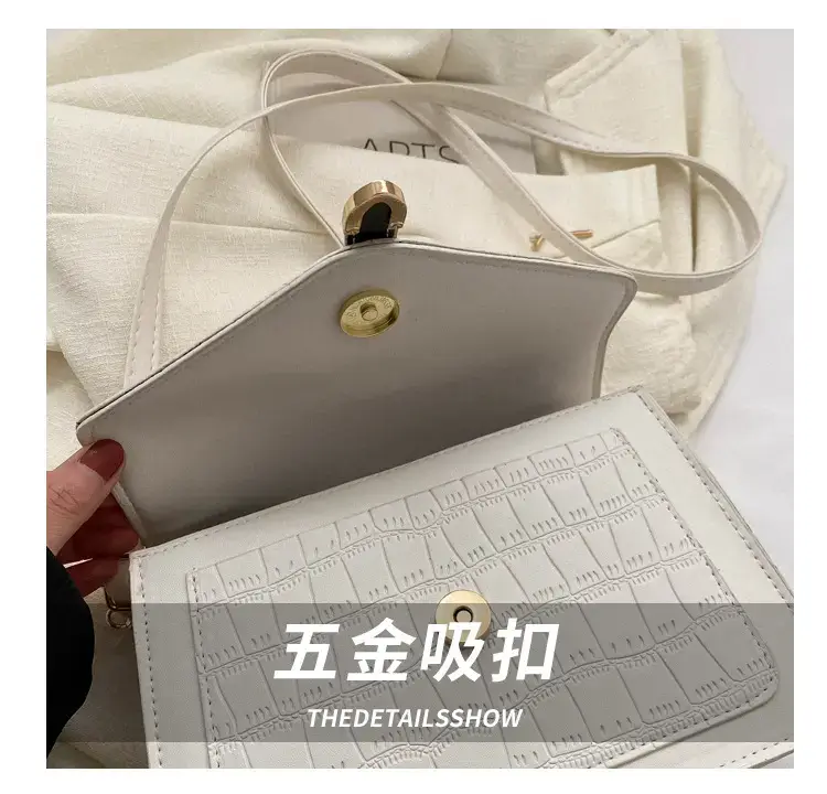 Green Stone Pattern Single Shoulder Crossbody Bag for Women — feature 5
