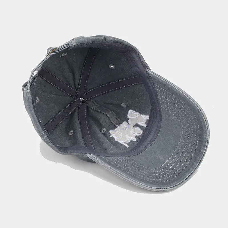 Women Grey Mom Dog Cap Wash & Wear Embroidered — feature 24