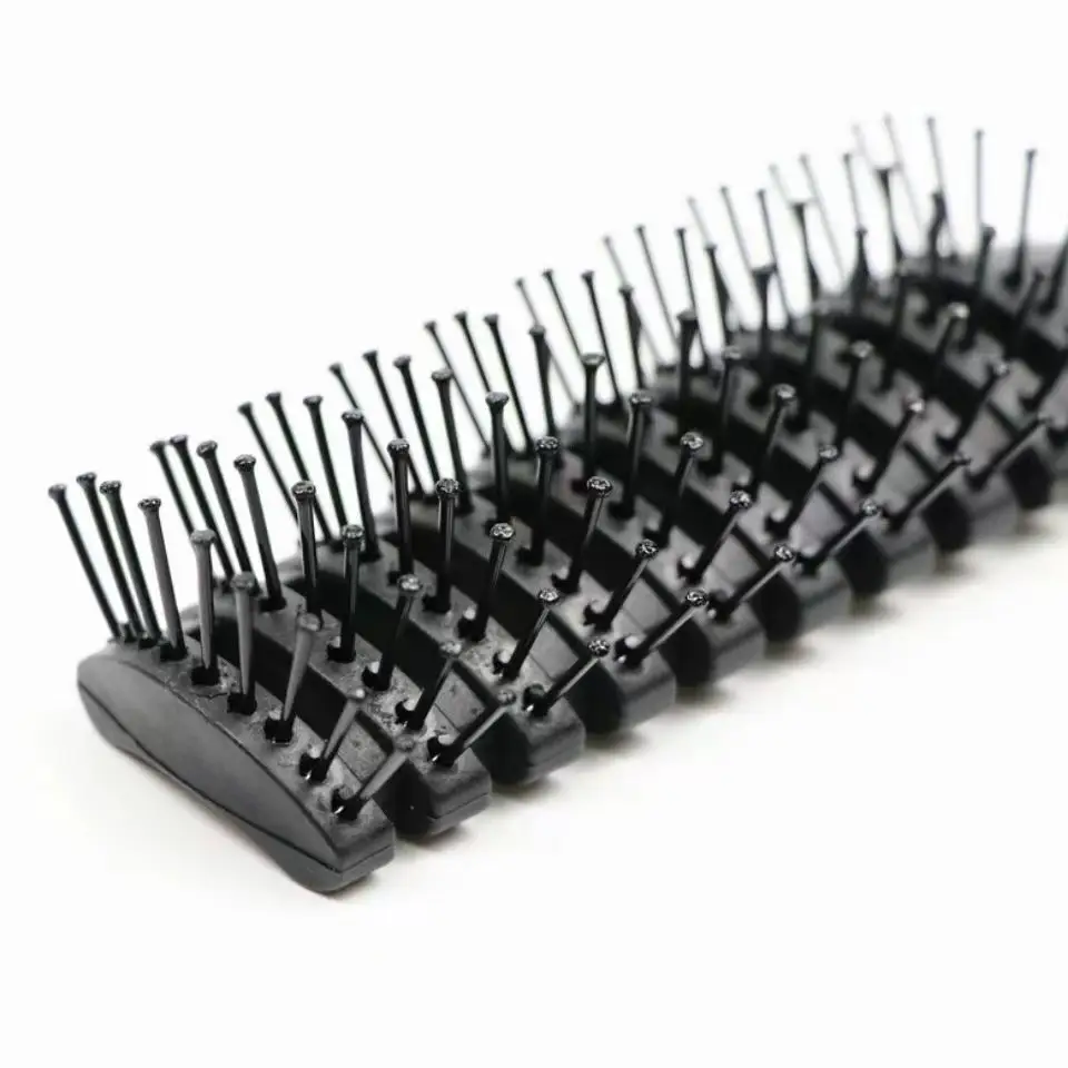 Black 9-Row Anti-Static Hair Comb for Men — feature 7