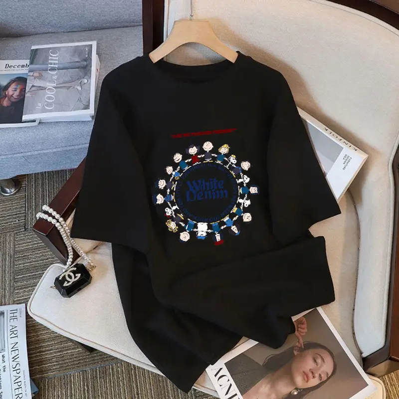 Trending Ice Silk Round Neck T-Shirt for Men Women