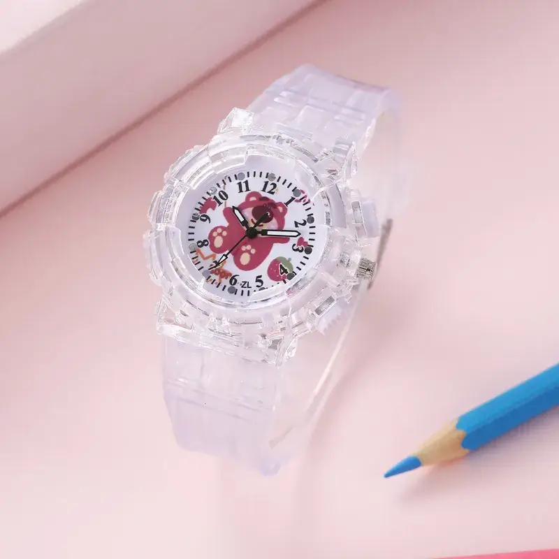 Kids Colorful Electronic Watches with Transparent Design - Image 6