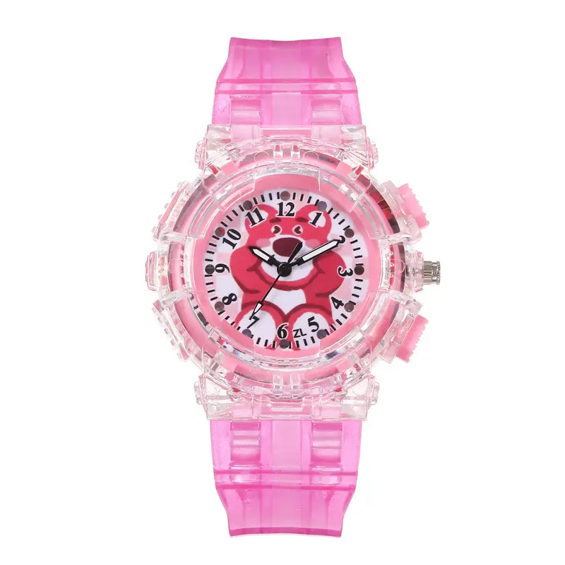 Kids Colorful Electronic Watches with Transparent Design — feature 2